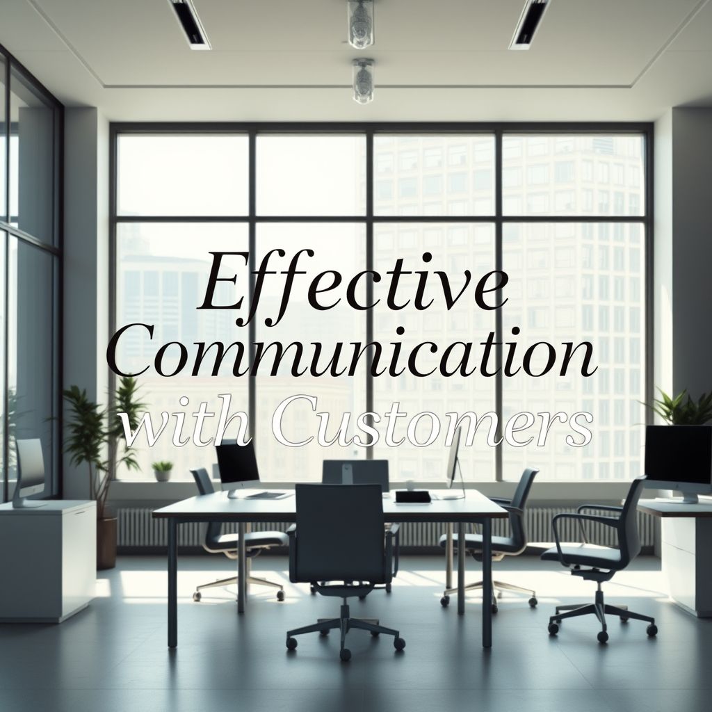 การสื่อสารกับลูกค้าอย่างมีประสิทธิภาพ